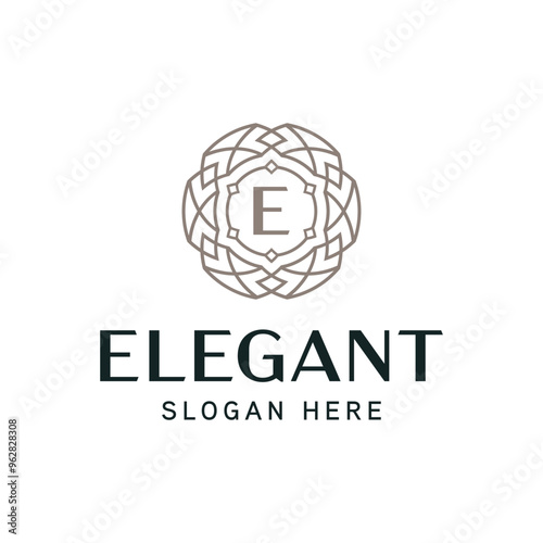 Wallpaper Mural Sophisticated Crest Logo Template for Luxury Enterprises Torontodigital.ca
