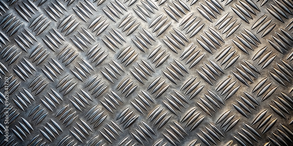 Diamond Plate Texture - Closeup of Metal Surface, metal texture, industrial background, textured background