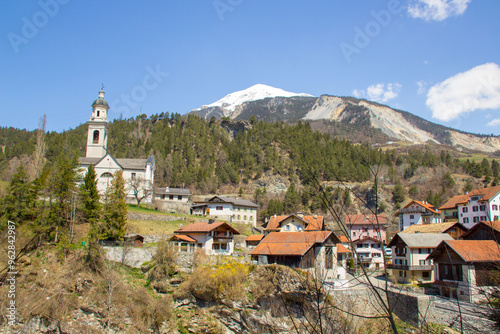 Village of Tiefencastel, Grisons photo