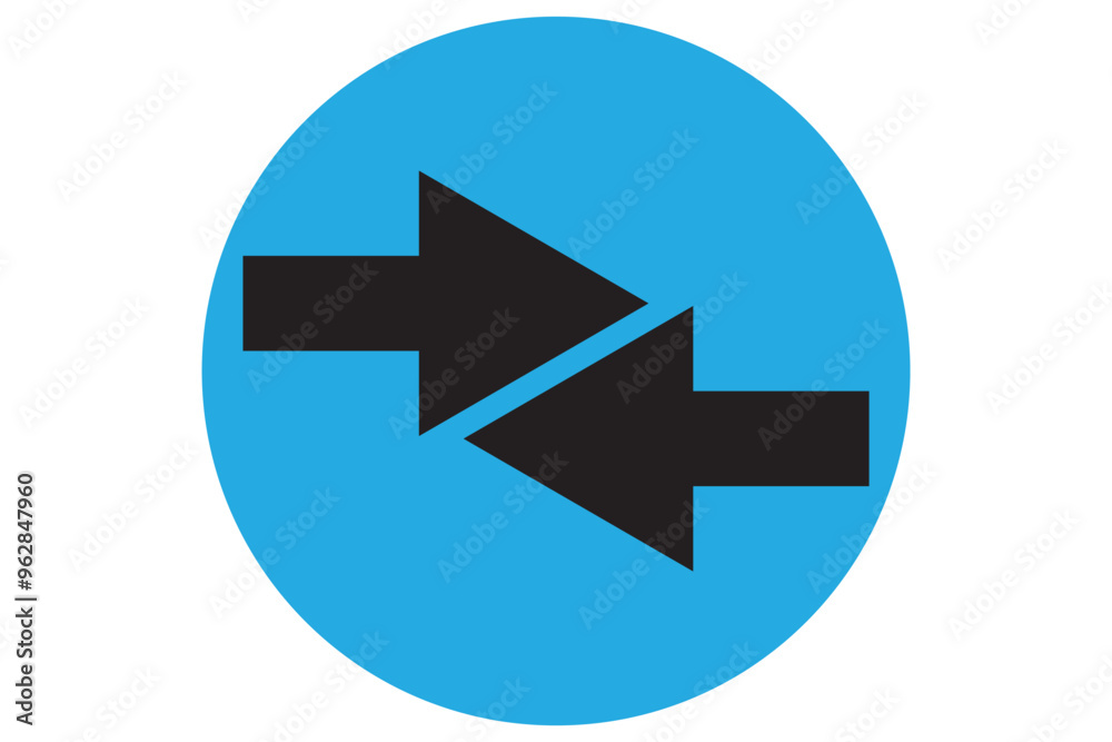 arrows data transfer icon, exchange arrow icons - Swap icon with two arrows