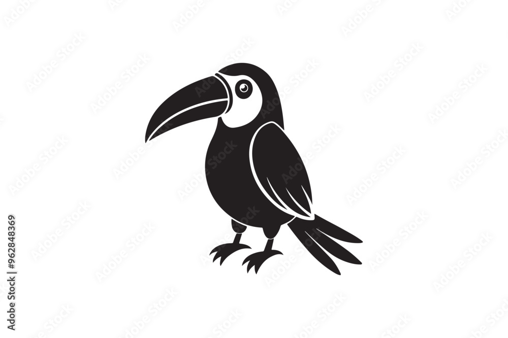 Toucan silhouette vector illustration, Toucan silhouette vector, Toucan silhouette PNG Toucan silhouette vector illustration, Toucan silhouette vector, Toucan silhouette PNG
