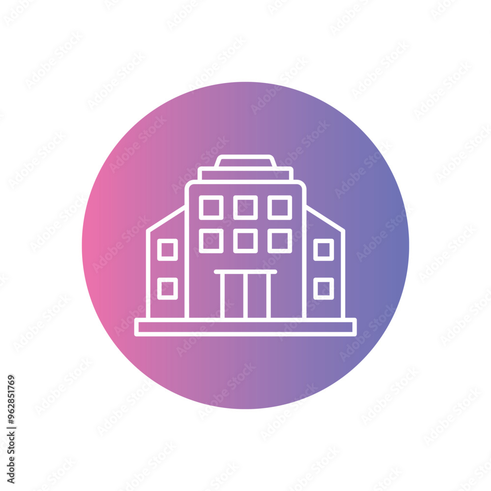 Office Building vector icon ready to use for apps and websites Office Building vector icon ready to use for apps and websites