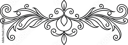 Hand drawn ornamental dividers Vector illustration