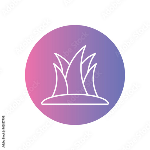 Lawn vector icon ready to use for apps and websites