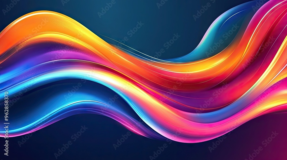 Stylish dynamic wave background with colorful gradients and fluid motion, providing a modern and sophisticated look for graphic design projects. Stylish dynamic wave background with colorful gradients and fluid motion, providing a modern and sophisticated look for graphic design projects.