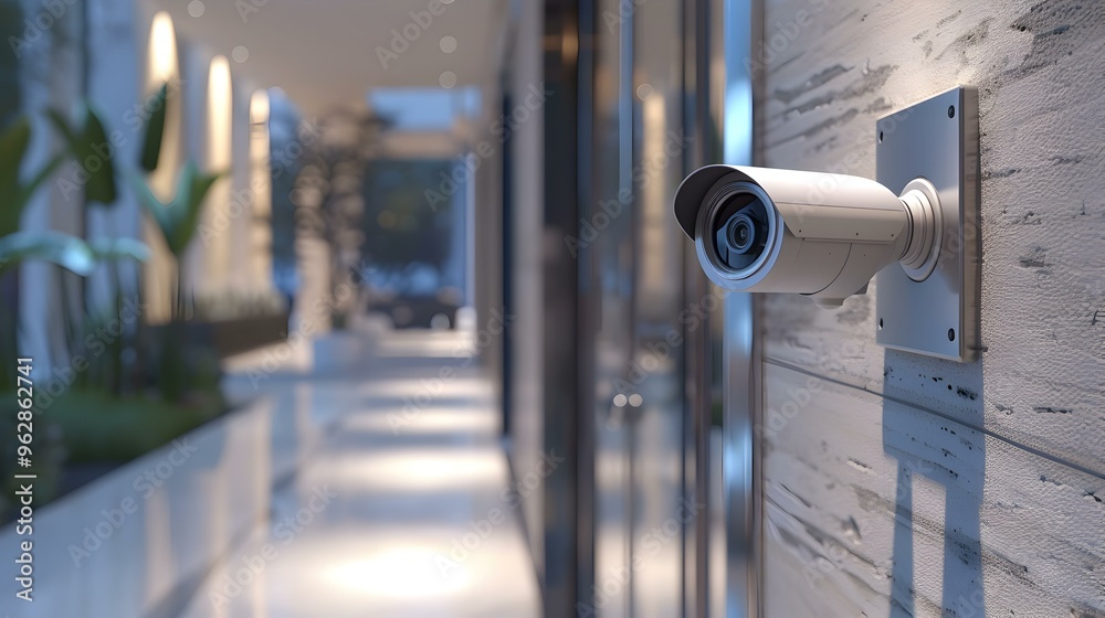 Modern Building Security Camera Installation Modern Building Security Camera Installation