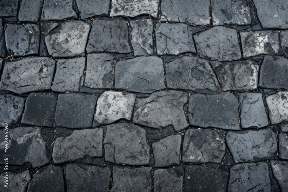 Processed collage of pavement cobble stones surface texture. Background for banner, backdrop Processed collage of pavement cobble stones surface texture. Background for banner, backdrop