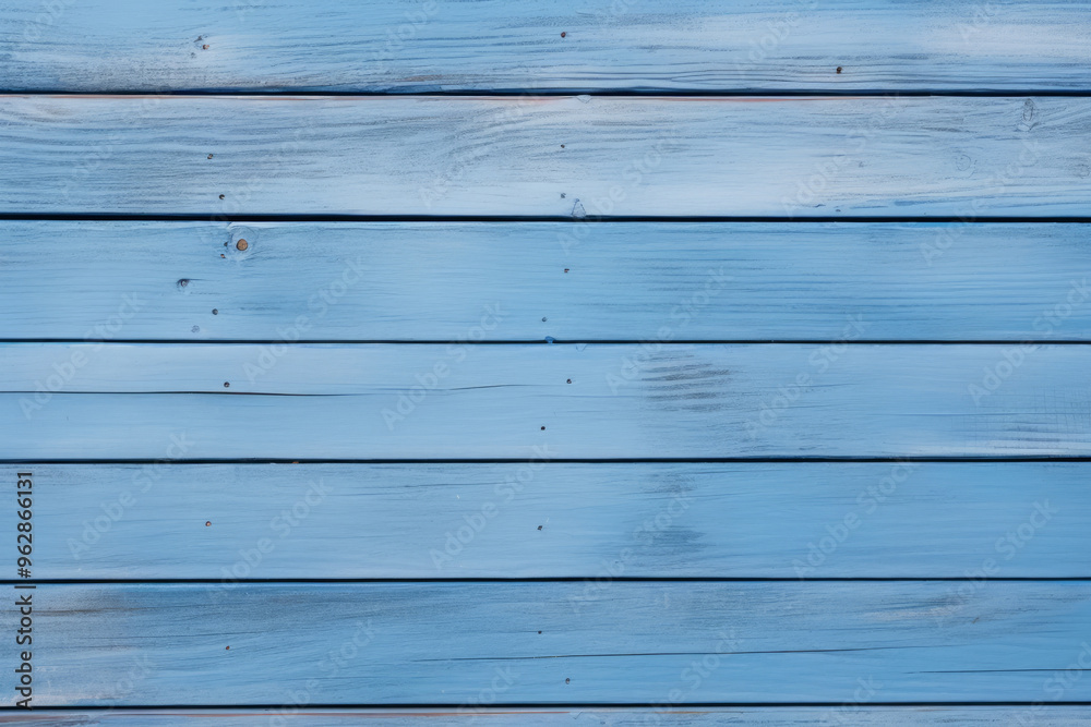 Fototapeta premium Processed collage of light blue wooden background texture. Background for banner, backdrop