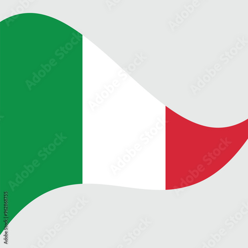 Free Download Waving flag of Italy isolated on white. Vector - GFXLoad