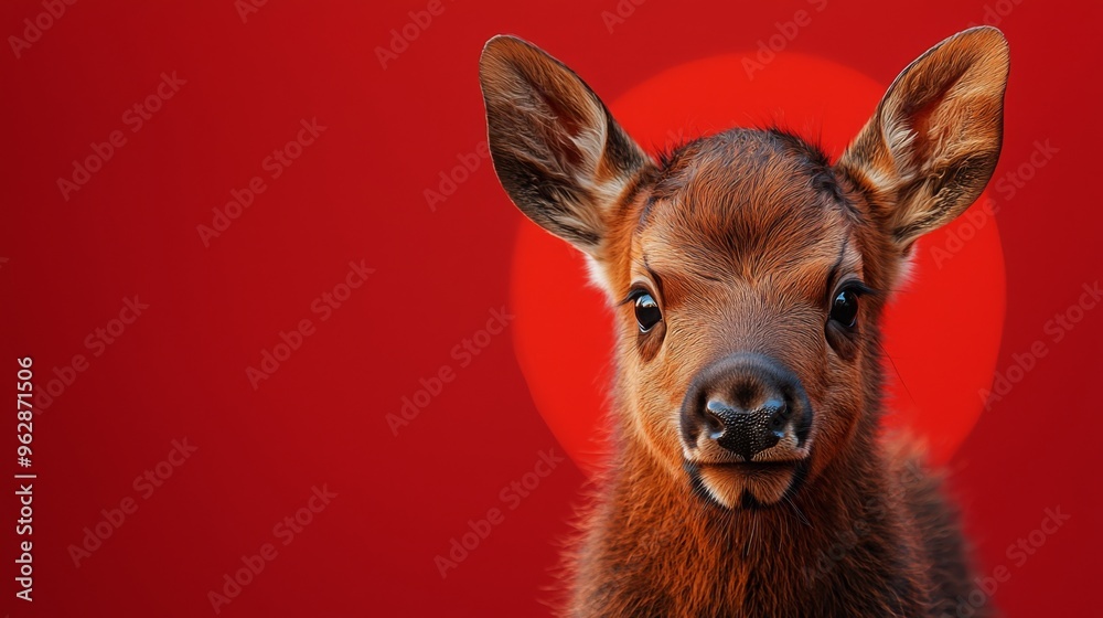Fototapeta premium deer in the zoo