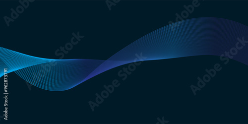 basic wave gradation, electric wave design, used in web, banner, foreground object, electric design, hologram and others