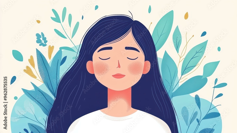 Discover a modern illustration portraying the feelings of stress, anxiety, and the journey to wellness through therapy. Discover a modern illustration portraying the feelings of stress, anxiety, and the journey to wellness through therapy.