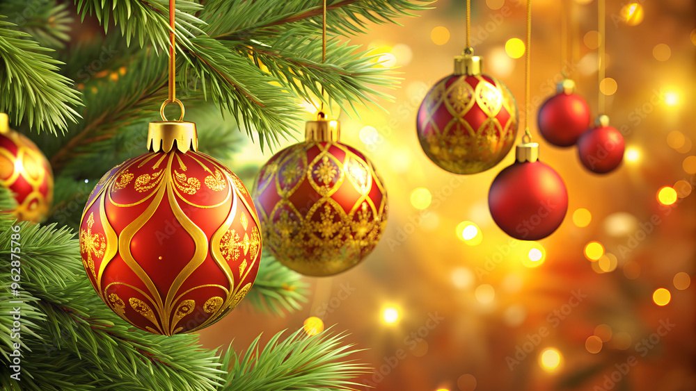 Christmas tree with balls
