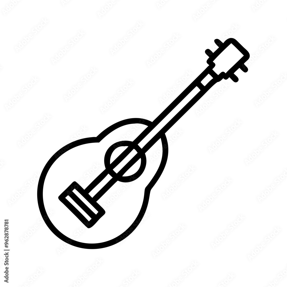 Chinese Guitar Icon