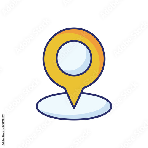 Free Download Location Pin vector icon ready to use for apps and websites - GFXLoad