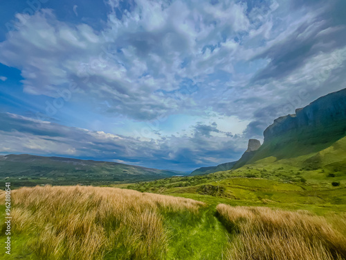 Eagle’s Rock in the Dartry Mountains Beneath a Dramatic Cloudscape photo