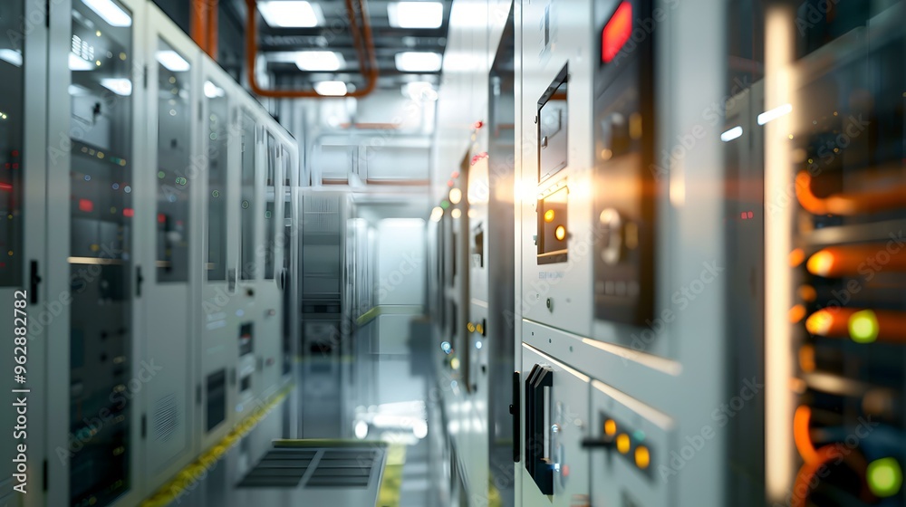 Inside a Modern Server Room Technology Infrastructure and Data Storage Inside a Modern Server Room Technology Infrastructure and Data Storage