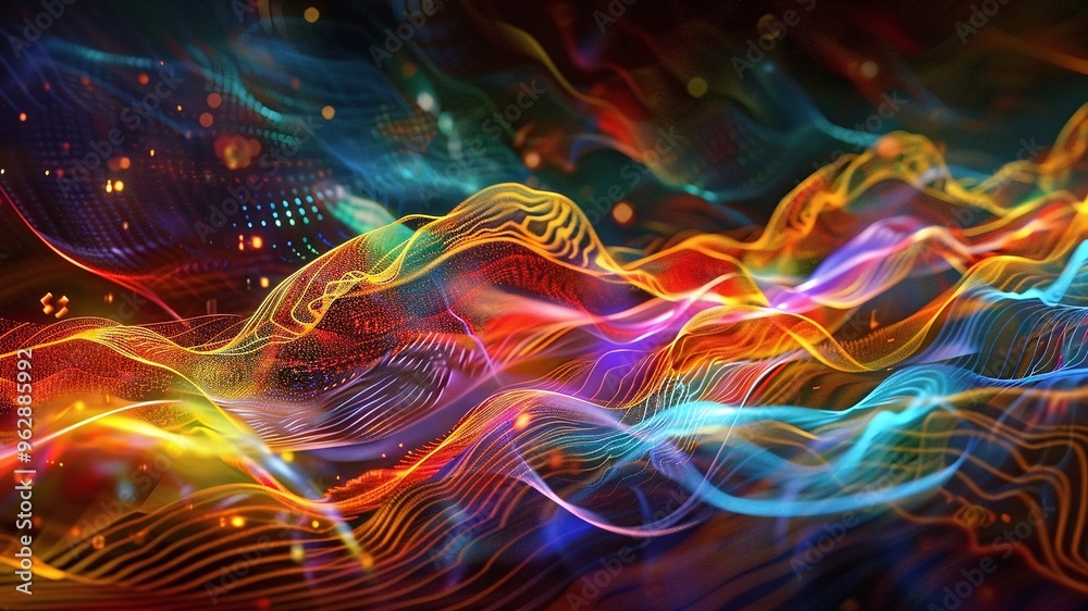a colorful image of the abstract art of the universe. a colorful image of the abstract art of the universe.