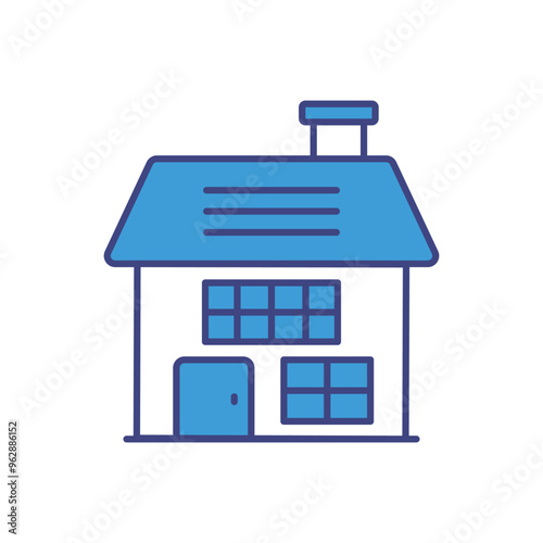 Cottage vector icon ready to use for apps and websites