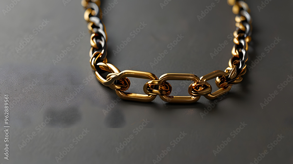 Metal Chain and Gold Element generative ai
Metal Chain and Gold Element generative ai