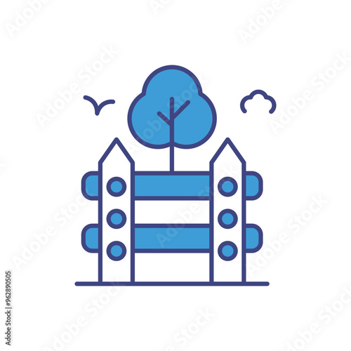 Yard vector icon ready to use for apps and websites