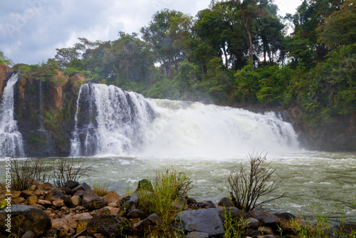 Tad lo waterfall in Southern Laos. photo