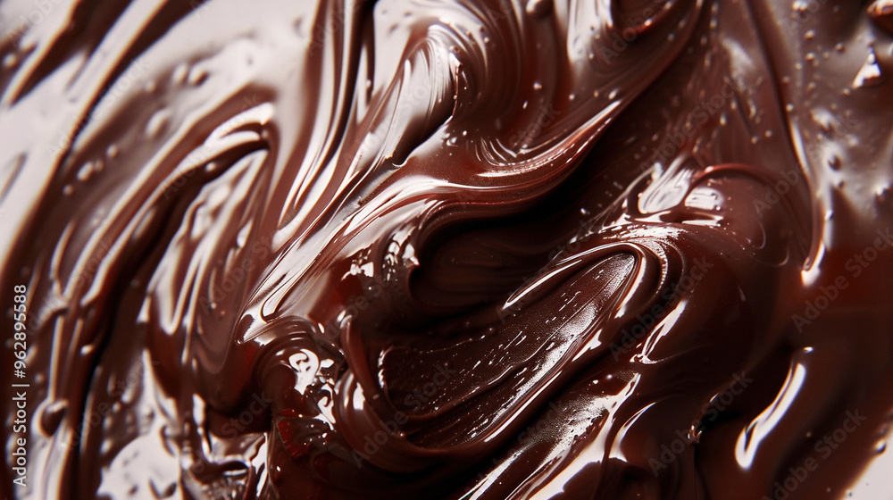 top view chocolate melted texture. chocolate background