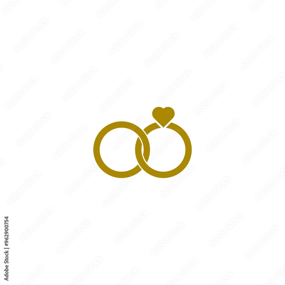 Wedding ring icon isolated on white background Wedding ring icon isolated on white background