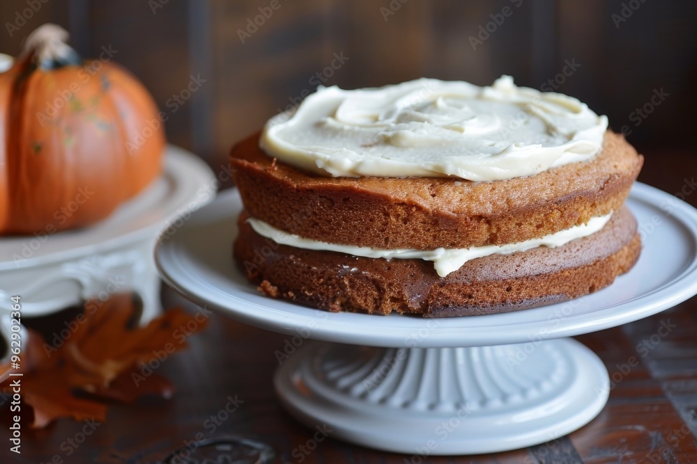 Butternut squash cake with cream cheese frosting Butternut squash cake with cream cheese frosting