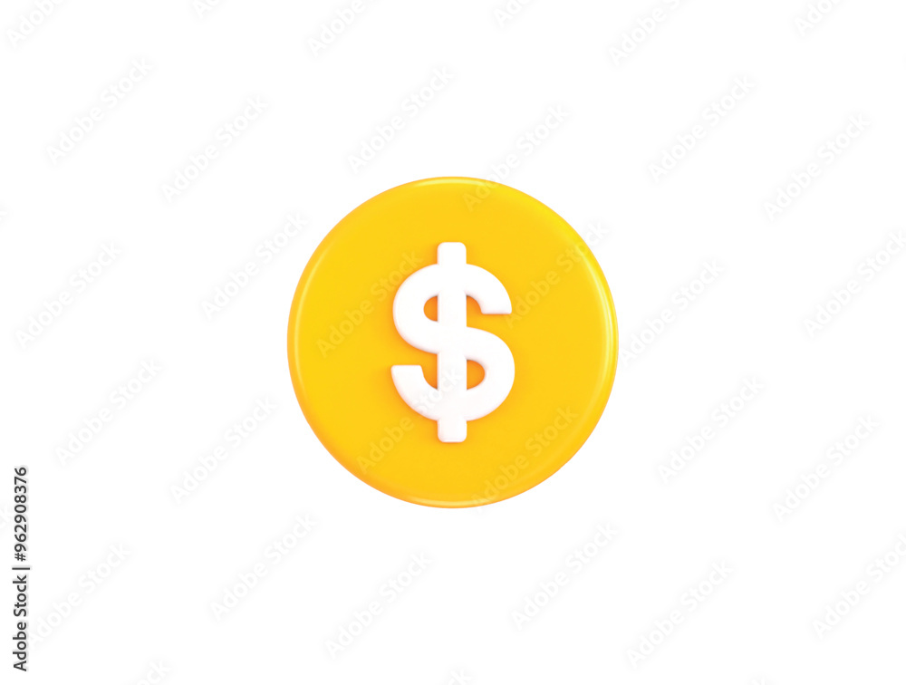 3d dollar icon 3d rendering vector illustration 3d dollar icon 3d rendering vector illustration