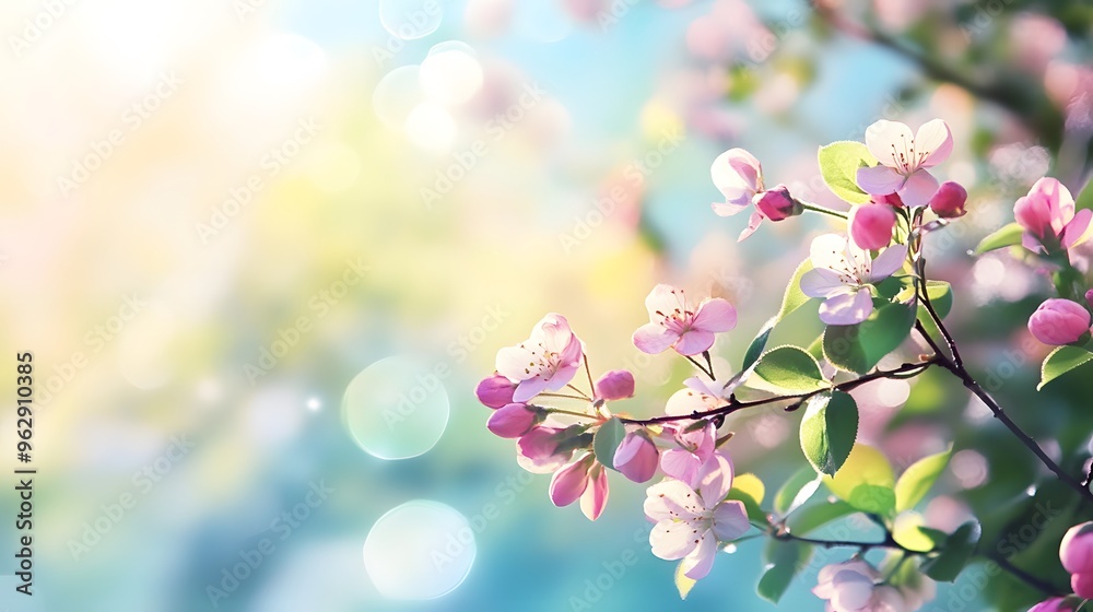 spring blur background spring blur background