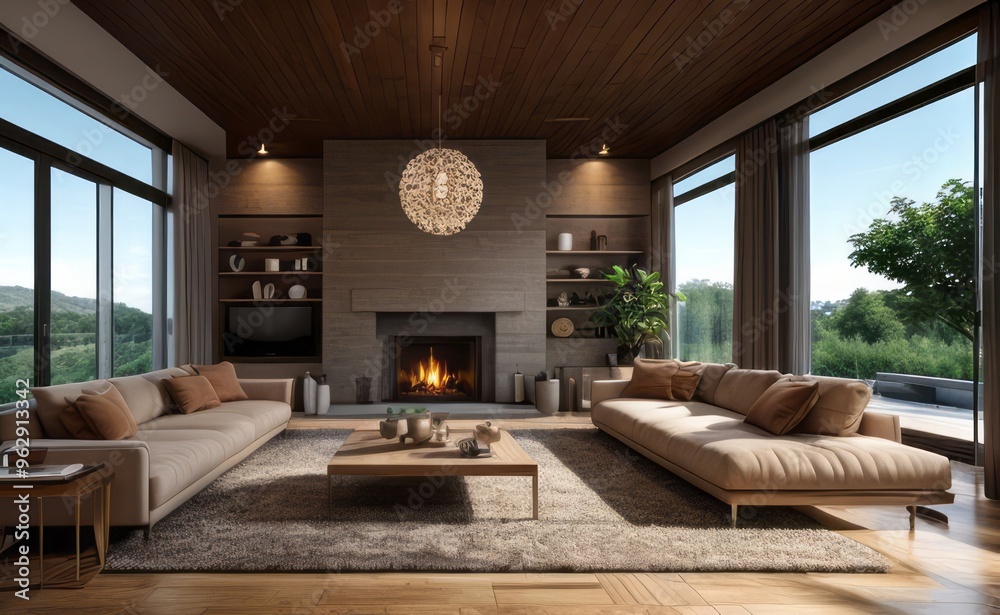 Modern luxury living room interior design Modern luxury living room interior design