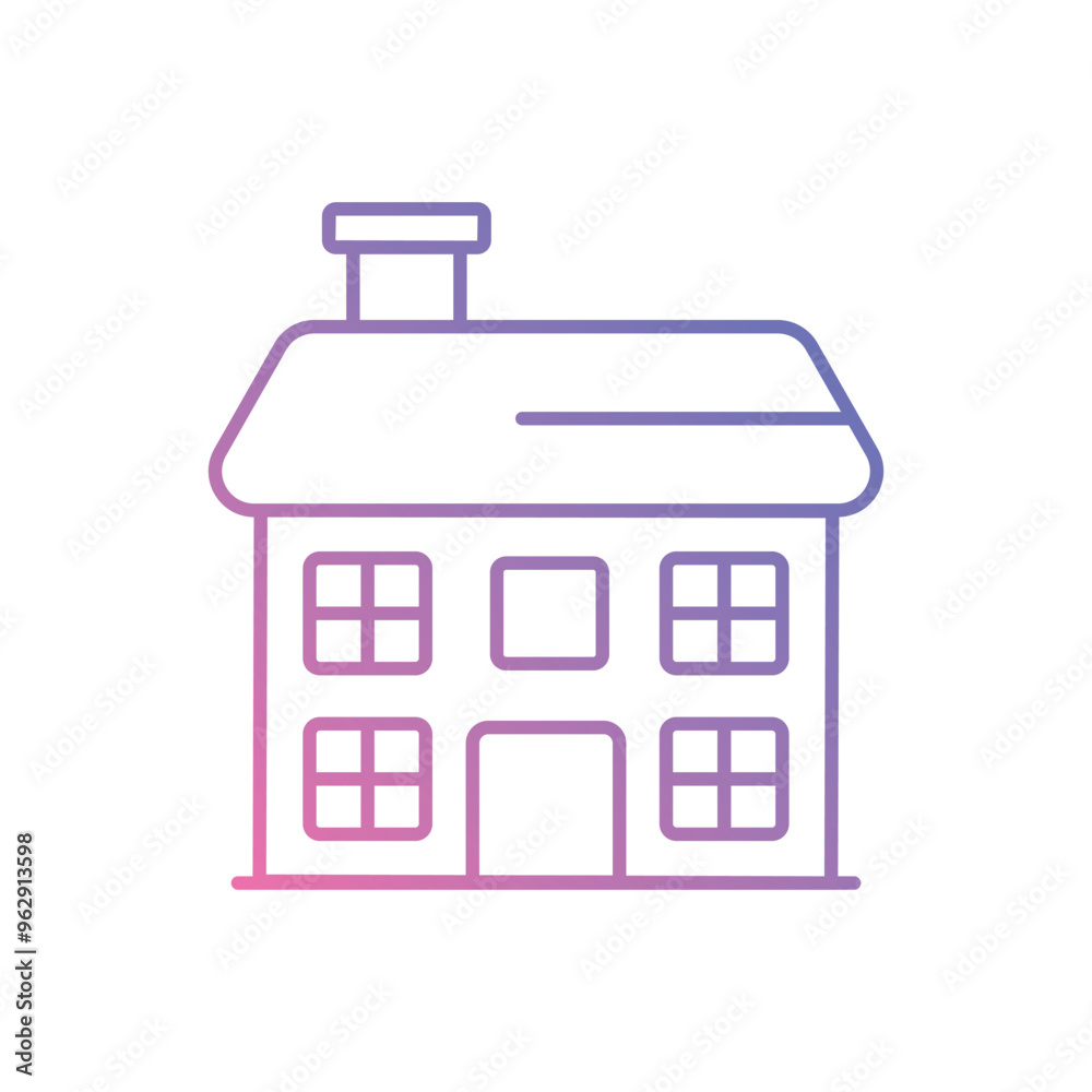 Villa vector icon ready to use for apps and websites Villa vector icon ready to use for apps and websites