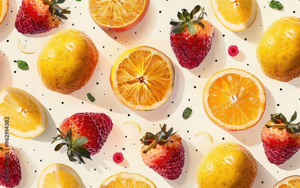 Summer Fruit Pattern Summer Fruit Pattern