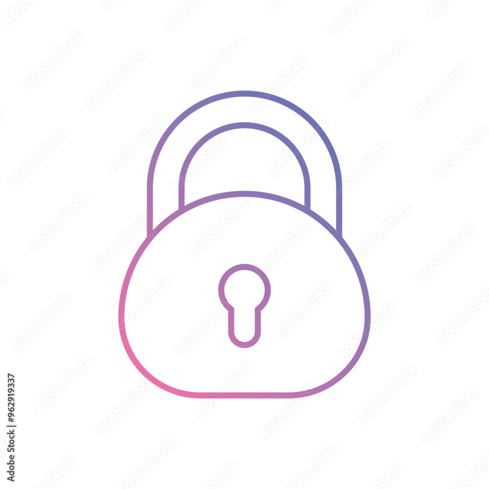 Lock vector icon ready to use for apps and websites Lock vector icon ready to use for apps and websites