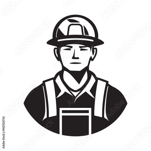 Construction Workers Color Vector Icon Stock Vector. Construction Worker Stock Illustrations.