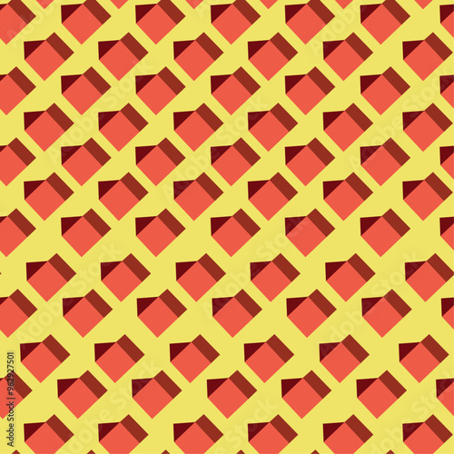 Minimal Autumn Color abstract seamless triangle pattern traditional design,background, Carpet, wallpaper, fabric, tile,wrapping,clothing,batik vector