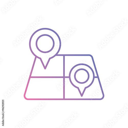 Land Plot vector icon ready to use for apps and websites