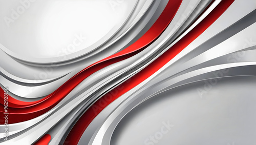 Obraz na płótnie Modern abstract aesthetic background design, red white , art wallpaper, template, copy space area w salonie