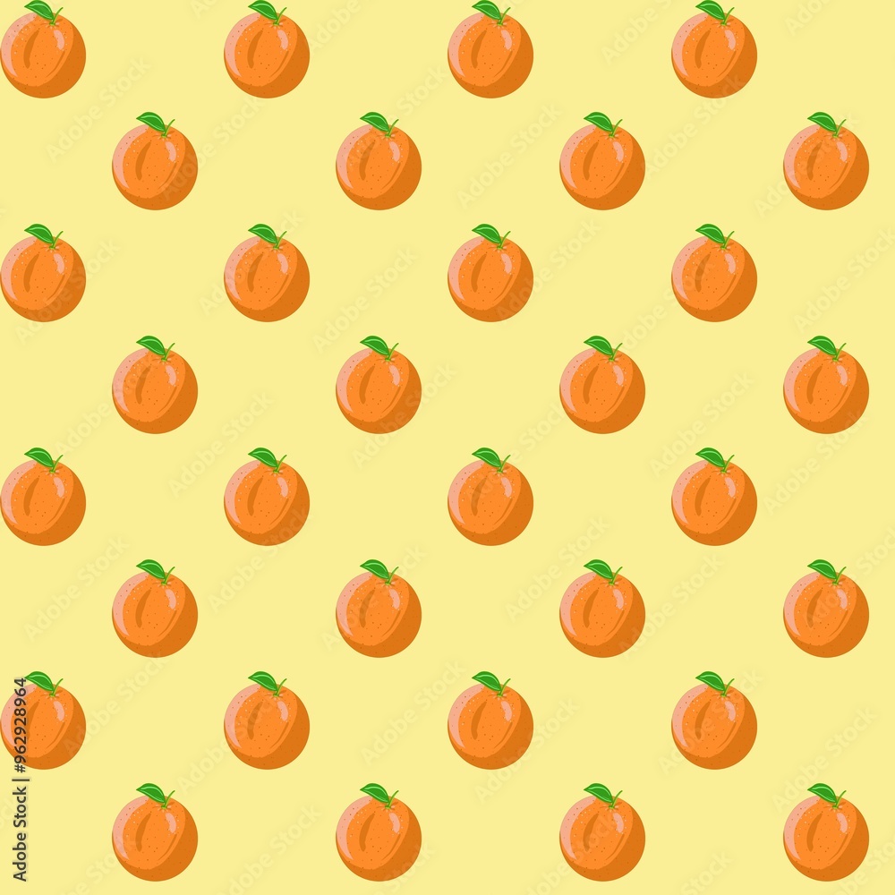 seamless pattern with oranges seamless pattern with oranges
