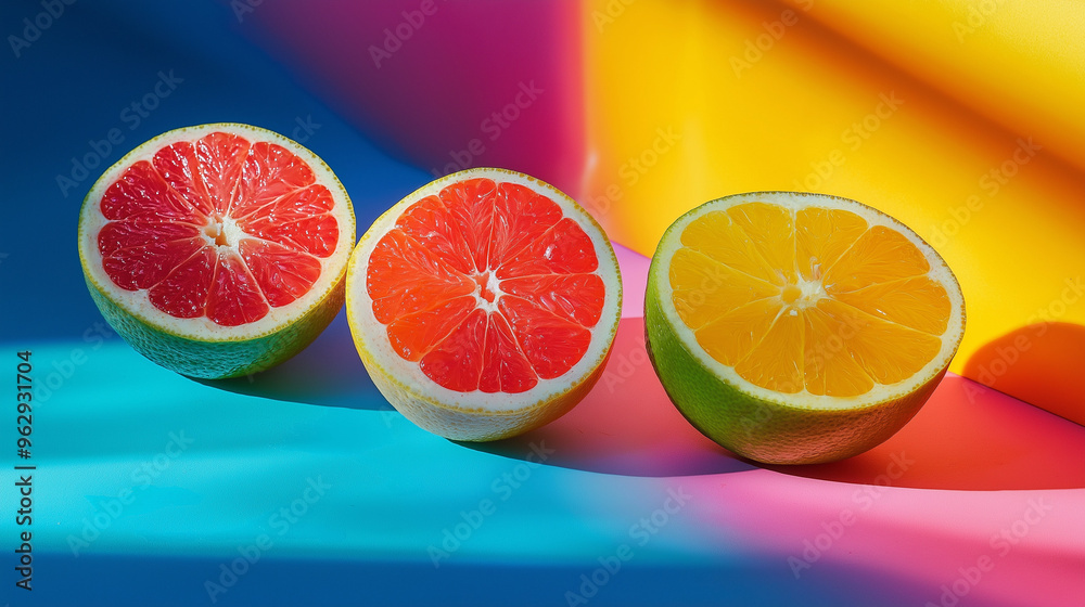 Dynamic lighting contrasting foods Dynamic lighting contrasting foods
