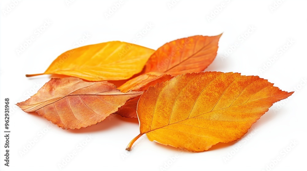 Autumn leaves isolated on white Autumn leaves isolated on white