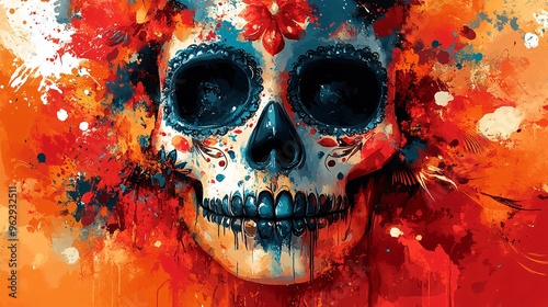 Day of the dead Muertos theme photo