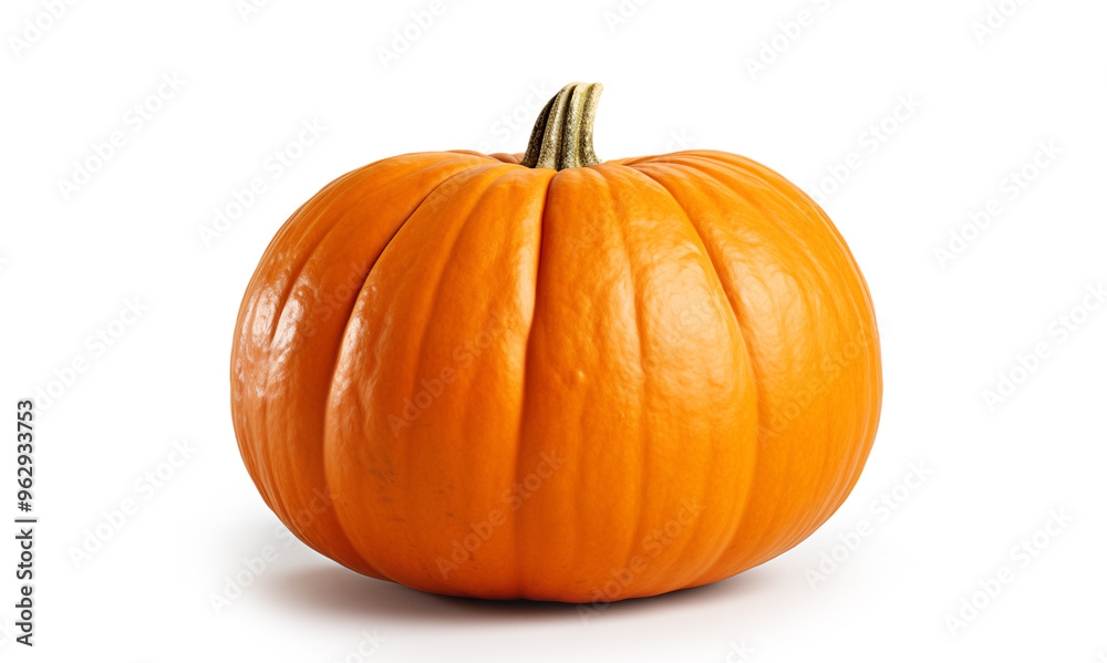 Pumpkin. Beautiful ripe orange pumpkin isolated on white Pumpkin. Beautiful ripe orange pumpkin isolated on white
