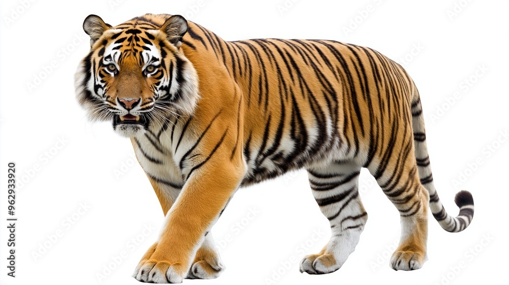 Fototapeta premium Tiger isolated on white background