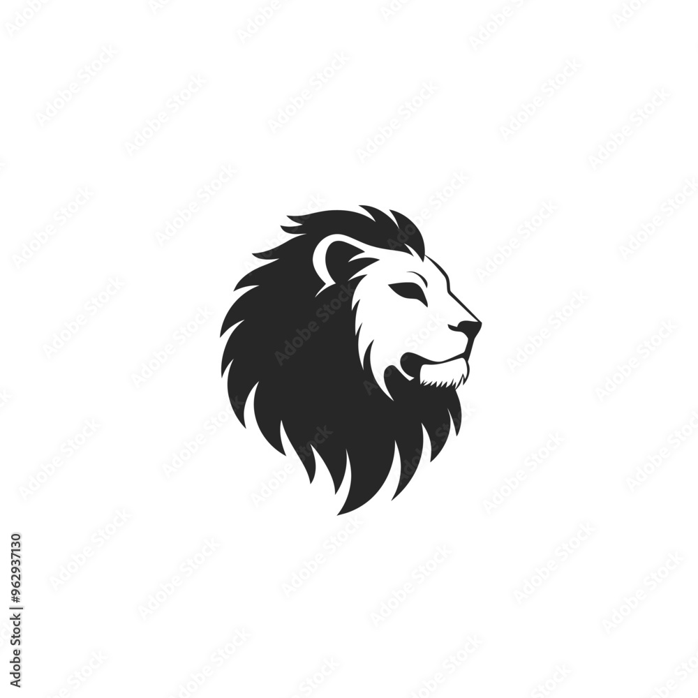 Obraz premium Lion head vector