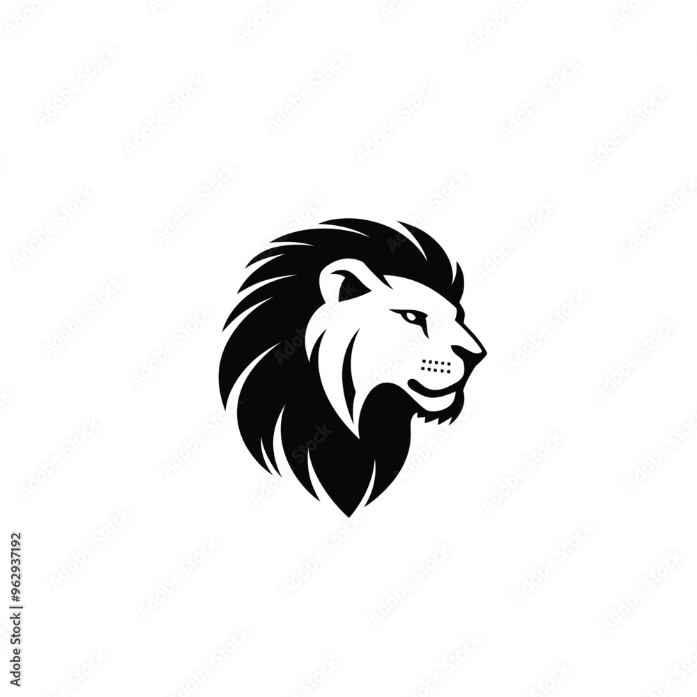 Lion head vector