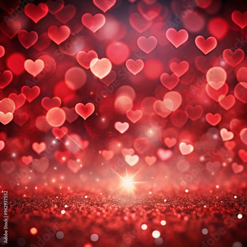 red heart background