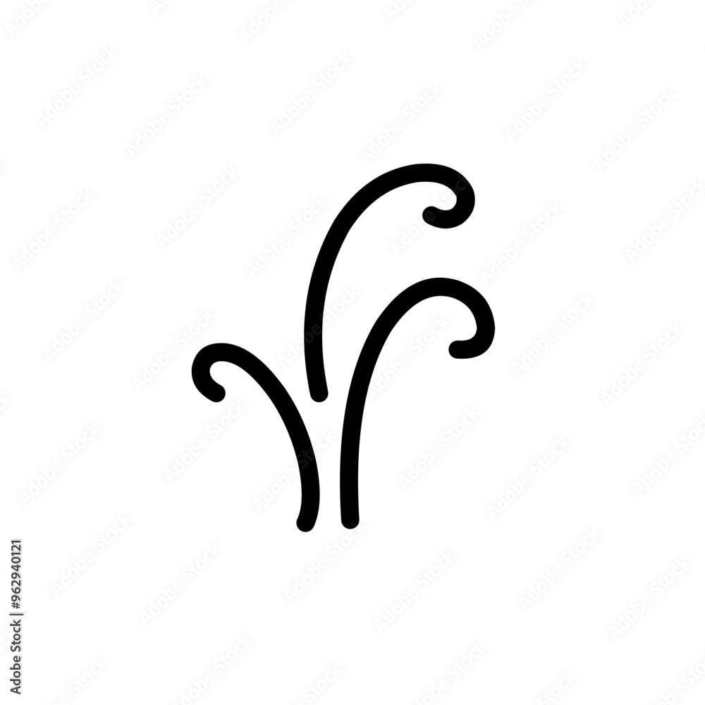 Steam and smoke lines icon Steam and smoke lines icon