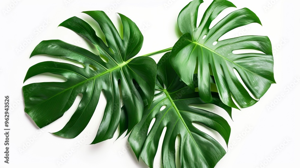 Monstera leaves leaves with Isolate on white background Leaves on white
Monstera leaves leaves with Isolate on white background Leaves on white